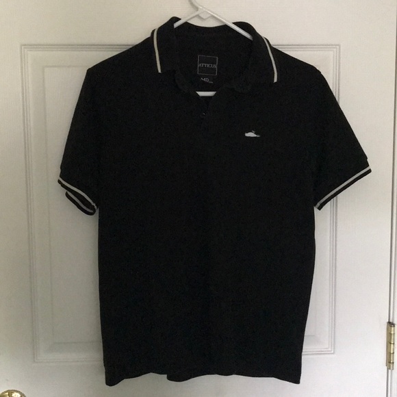 atticus black polo